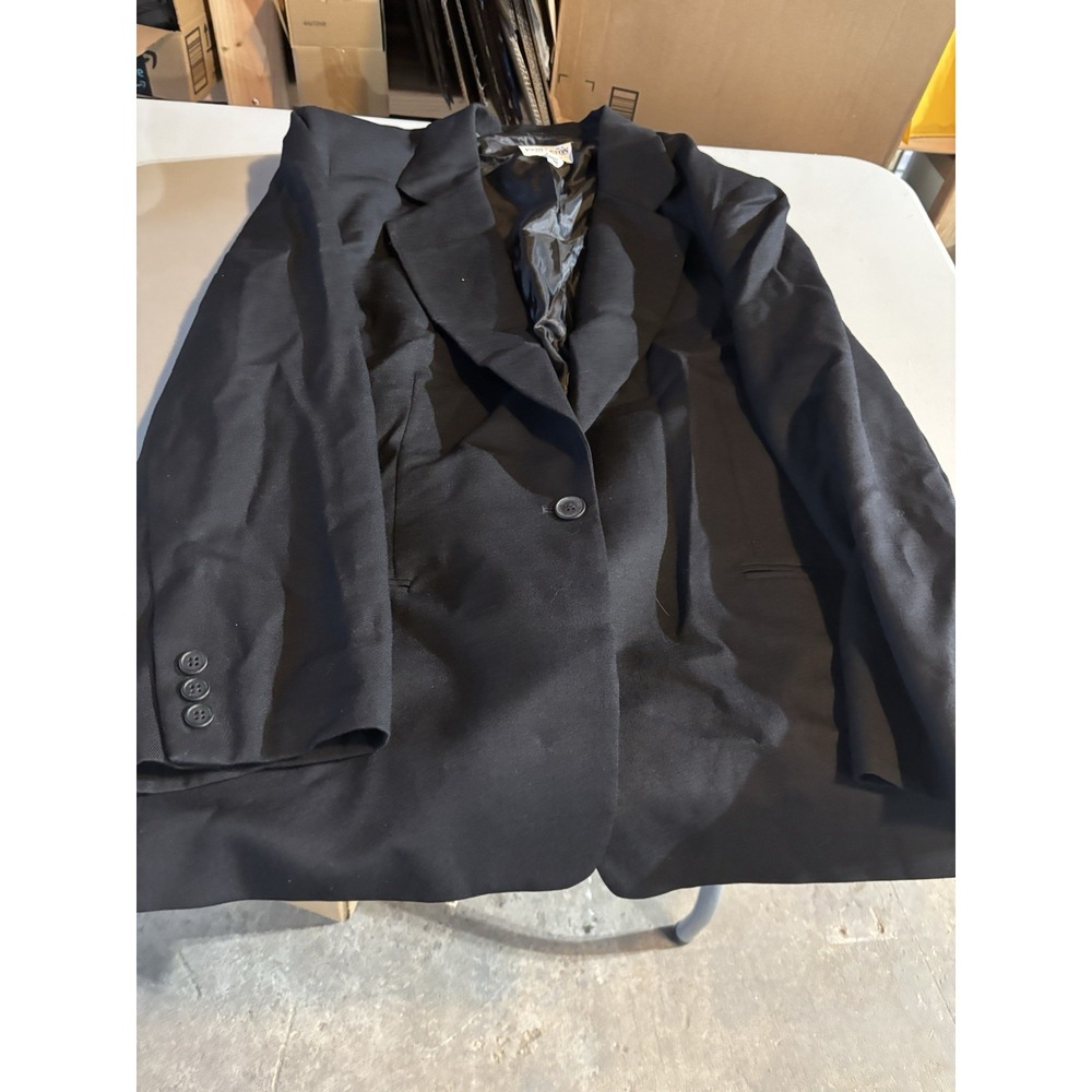Vtg Woman's Pendleton Vegan‎ Wool Blazer Jacket Size 20W
